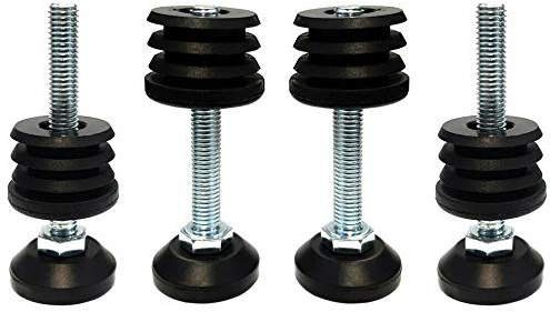 cyclingcolors rund inkommande spets med justeringsskruvar, 30 mm, set med 4 stycken svart