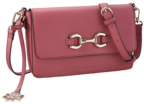 MARCO TOZZI Damen Umhängetasche by GMK Zierspange Kettendetail Gold 2-81003-20, Farbe:Pink