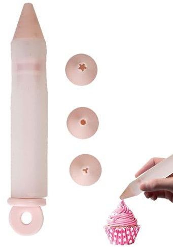 Paspelstift - Schokoladenstifte Zum Dekorieren - Silikon-Lebensmittel-Schreibstift Mit Icing Piping- Pen-Spitzen, Keks-Creme-Gebäck-Dekorations-Stift-Kit Für Kuchenglasur, Backen Und Heimwerken