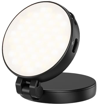 Selfieljus – magnetisk makeuplampa – sminkfyllning, för hemmakontor, vloggning, livestreaming videoinspelning, resekonferens