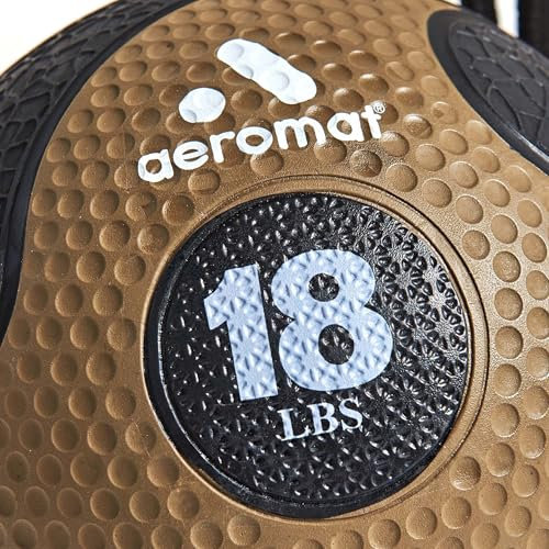 AGM Group AeroMat Elite Power Rope Medizinball, Bronze, 45,7 kg