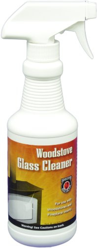 MEECO'S RED DEVIL 701 Wood Stove Glass Cleaner - Removes Creosote, Soot & Smoke from Wood, Pellet, Coal Stoves & Fireplace Inserts (16 fl oz) - Made in the USA