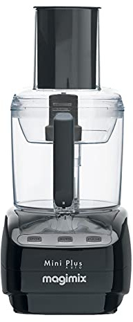 Magimix Le Mini Plus Food Processor - Multifunctional Food Preparation, 1.7L BPA-Free Bowl, Professional Quality Ultra-Sharp Blades, Quiet Energy Efficient 400W Motor With 30 Year Guarantee - Black