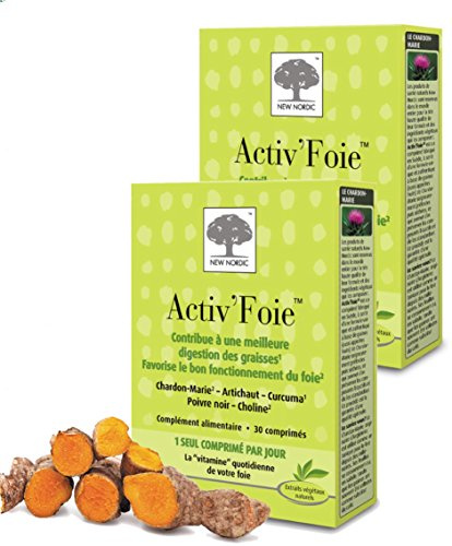 New Nordic Activ'Foie - Lot de 2 Boites de 30 Comprimés