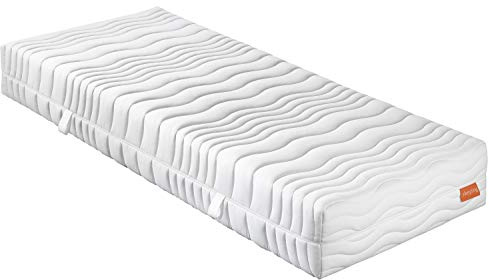 sleepling Kaltschaum Matratze 90x200 cm mit Griffen, 7-Zonen Kaltschaummatratze, Härtegrad 2.5, Matratzen 90 x 200 cm, Höhe 25 cm, Made in EU, Oeko-Tex, waschbar bis 60 Grad, Innovation 300
