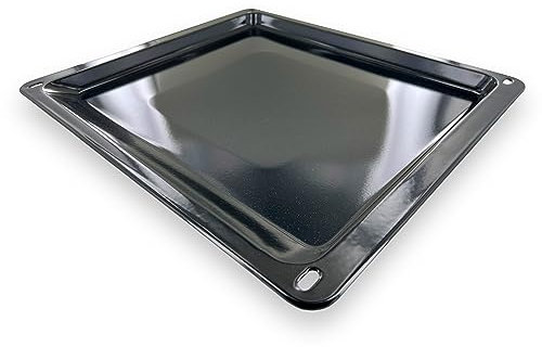 DL-pro Teglia smaltata 42,2 x 37 x 2,3 cm per AEG Electrolux Juno Zanker Zanussi 353193923/3 3531939233 353193923 per forno