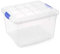 Acan - Caja de almacenaje plástico Nº 2 - 25 litros. Cesta, recipiente ordenación, almacenamiento objetos 25,3 x 42,3 x 35 cm. (Sin ruedas, 25 L)