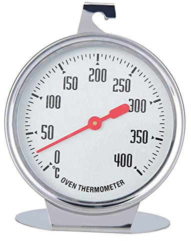 Termometro da Forno Celsius, Termometro da Forno con Quadrante da 2,8 con Gancio e Piastra di Base, Termometro da Cucina, Indicatori di Temperatura, Prodotti da Forno