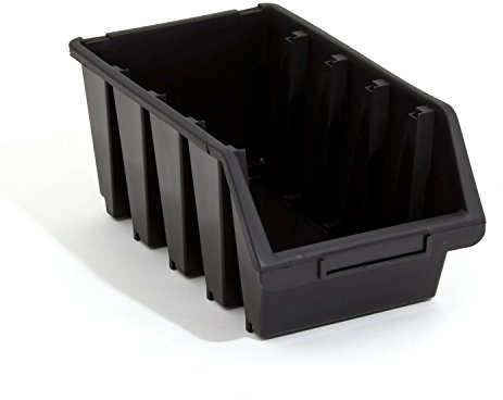 Patrol 10 Stck. Ergobox Box Stapelboxen schwarz Gr.4 Lagerkiste Kunststoff 204x330x155