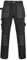 Men's Work Trousers with Multi Pockets, Knee Pad Pockets, Ideal for Site Work, Builders, Electricians & Gardening - Black, Waist 32