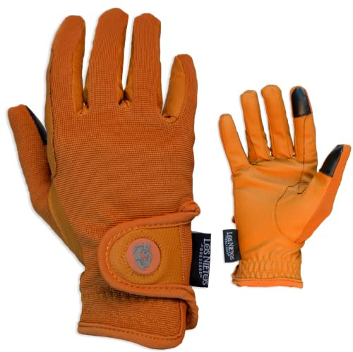 Guantes de equitación Confort Los Nietos Dressage | Talla XL | Color Camel | Equipamiento para el caballo | Producto de Guarnicionería | Tradición artesana | Los Nietos