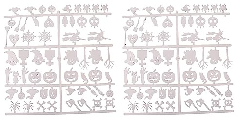 JAGTRADE Set of 2 Characters for Felt Letter Board Message Board Letterboard Plastic Halloween Letters for Home Office Decoration