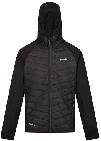 Regatta Mens Andreson VIII Hybrid Padded Hooded Soft Shell Jacket