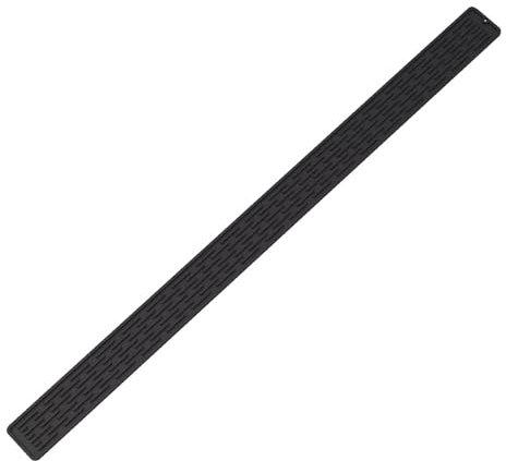 Generisch Abtropfmatte for Spüle mit verlängertem schmalen Rand, Spritzschutz for Küchenarmaturen, Barmatte, Ablagefläche for Spüle und Arbeitsplatte(Black,70x10cm/27.5x3.9in)