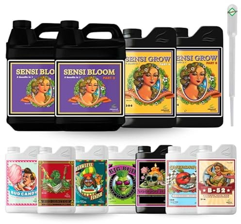 Weedness Advanced Nutrients Top Shelf Plan Dünger - Grow Anbau Indoor Outdoor Garten Pflanzen Blumen Mineralisch Flüssig