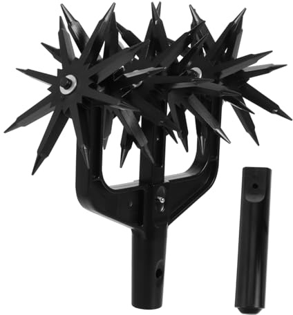 Parliky Scarifier Aerator for Lawn Manual Garden Tool Claw Design Material Easy to Use for Soil Mixing and Planting