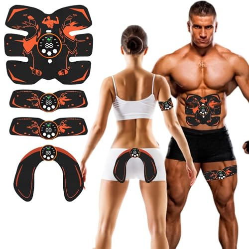 Vtizikl EMS Muscle Stimulator - Full Body Rechargeable Device with 8 Modes & 29 Levels | Home Gym Support for Abdomen, Arms, Legs & Glutes​