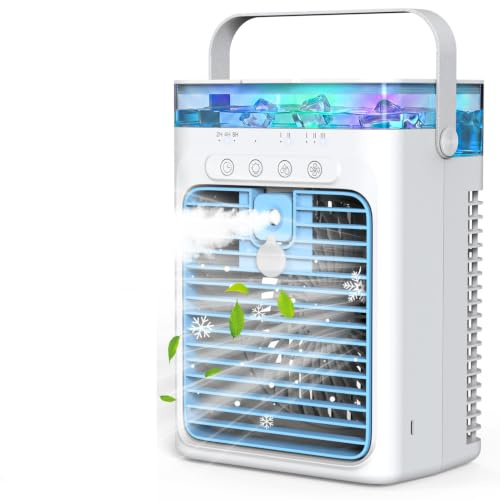 Portable Air Conditioners, 4 in 1 Mini AC Air Conditioner with 1000ml Water Tank