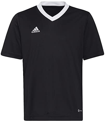 adidas Unisex Kids Entrada 22 Tee, Black, 11-12 Years