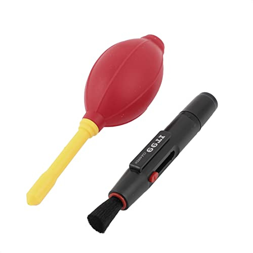 Ruilogod Caméra Lentille Filtre Nettoyage Pinceau Pompier W Squecler Soutune 2 en 1