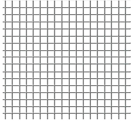 Acan Tradineur - Rollo de Malla metálica galvanizada, Huecos Cuadrados, Valla, Cierre de Alambre, cercar jardín, gallinero, finca, Alta Resistencia (Gris - 1 x 3 m)