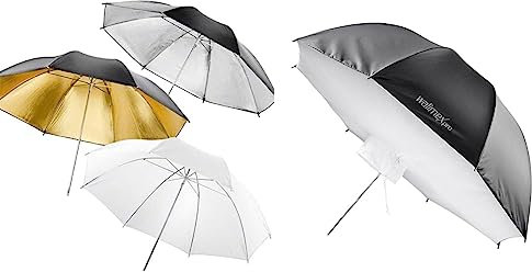 Walimex Reflex-/Durchlichtschirmset & Schirmsoftbox Reflektor 109cm