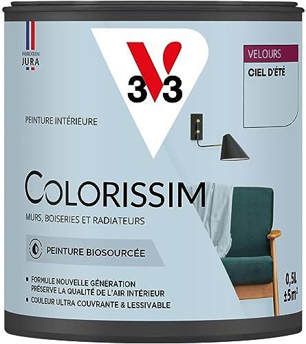V33 Peinture multi-supports Colorissim® Ciel d'été Velours 0,5L