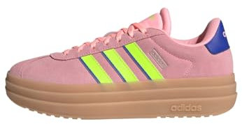 adidas Women's Chaussure VL Court Bold, Pink Spark/Lucid Lemon/Lucid Blue, 42