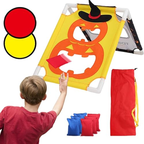 Renchey Juego De Lanzamiento De Bolsas para Niños | Juego De Carnaval con para Halloween,Juguetes Sensoriales Interactivos Actividades Fiesta Familia Niños Cumpleaños Acampada