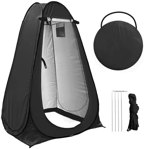 Exsink Tenda Doccia da Campeggio,Tenda pop-up,Tende istantanee Riparo,Spogliatoio Portatile,Toilette da campeggio,per la privacy,per esterni,roulotte,pesca,leggera e robusta, installazione