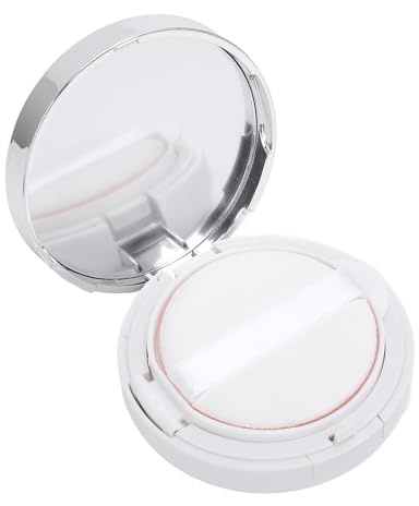 Omquot Bärbar uppladdningsbar och förseglad kudde foundation, med spegelsked för BB Cream Cosmetics