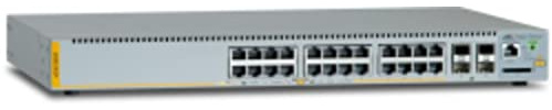ALLIED L2+ managed switch 24 x 10/100/1000Mbps POE+ ports 4 x SFP uplink slots