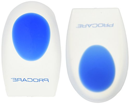 ProCare Silicone Heel Cup Inserts, 1 Pair, Large/X-Large (Shoe Size: Men's 9.5+ / Women's 10+)