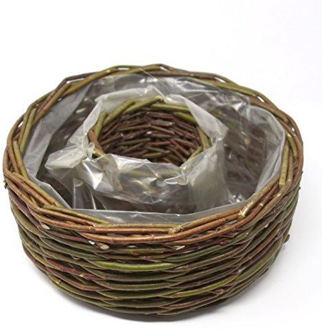 Trauer-Shop Pflanzring geflochtene Weide zum bepflanzen. D außen 30cm. 1 Stück