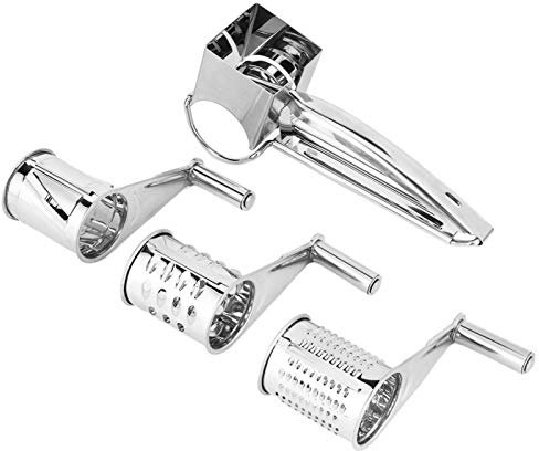 Cortador de Queso, Cuchillas de Acero Inoxidable, Fácil de Almacenar, Trituradora de Queso para Nueces, Parmesano, Pistacho, Almendras