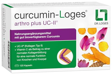 curcumin-Loges® arthro plus UC-II® - 120 Kapseln - Nahrungsergänzungsmittel