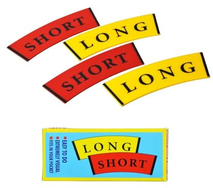 MilesMagic The Long and Short of It Magician's Gimmick | Classic Size Changing Optical Boomerang Illusion | Real Close Up Comedy Mentalism Street or Stage Magic Trick