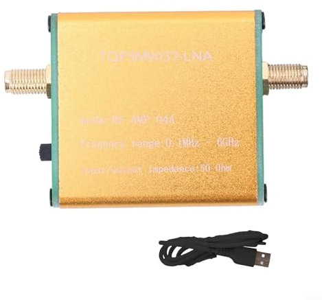 5V 70MA 0.1MHz-6GHz Low Noise Booster, 20DB Gain Block Booster, For Shortwave, FM Radio, Remote Control Receiver, Cable TV Signal Booster
