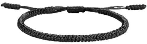 Teouuas Lyckobringsarmband, tygarmband, unisex flätat armband, flätade vänskapslyckobringar, som födelsedagspresent till familj, vänner, Polyester