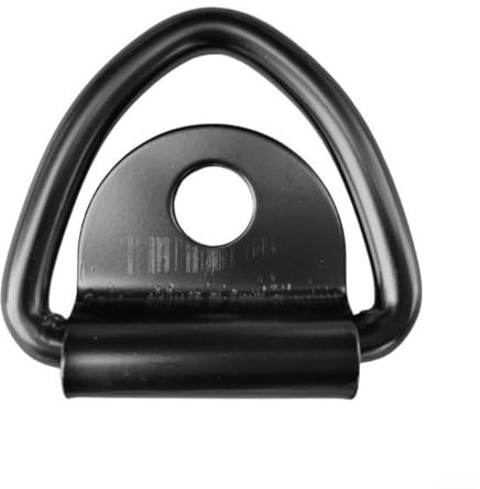 Heavy Duty 4 Pcs Tie Down Anchor D Rings with Protective Coating and 1000 LB Load Capacity for Securing Trailers Trucks and Outdoor Equipment