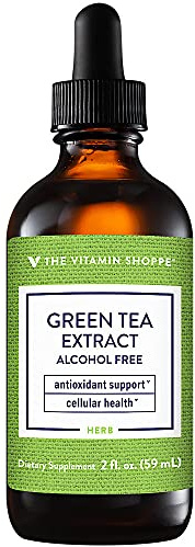 The Vitamin Shoppe Green Tea Extract 1000mg - Antioxidant & Cellular Support | EGCG Polyphenols | 100 Capsules | Fat Metabolism