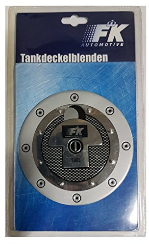 Tankdeckelblende Fuel Cap Alu Look Alfa Romeo Spider Duetto/Spider GTV Audi 80 90 Abdeckung Tankdeckel