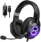 Edifier G2 II Gaming Headset for PC, PS4, USB Wired Gaming Headphones with 7.1 Surround Sound, Noise Canceling Microphone and RGB Light, 50mm driver, Compatible with Mac, Desktop, Laptop, Black