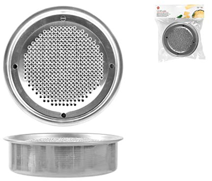 Habi 2544718 Grattugia Tonda Bari, Alluminio, 18 cm