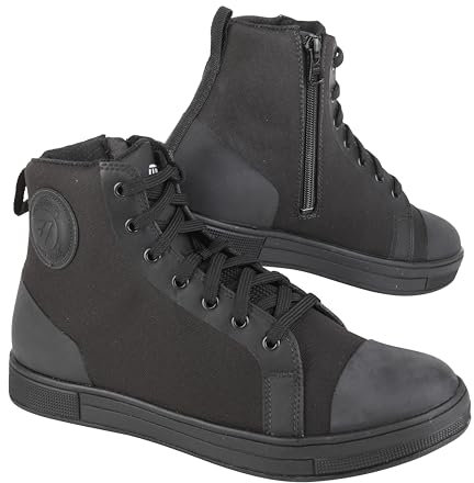 Modeka Motorradschuhe Pierce Motorradstiefel mit Reißverschluss, 40 EU