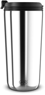 alfi ISO COFFEE MUG, Edelstahl polish, Isolier-Trinkbecher 0,40 l, Kaffeebecher to go, spülmaschinenfest, BPA-frei, hält 4h heiß und 8h kalt, Becher für unterwegs