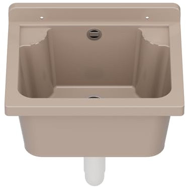 Lavandino esterno giardino garage cantina lavanderia officina lavanderia officina 4 colori (beige)