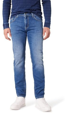 PIONEER AUTHENTIC JEANS Herren Jeans Rando | Männer Hose | Regular Fit | Blue Denim/Washed Washed | Blue Fashion 6595 6827 | 31 34