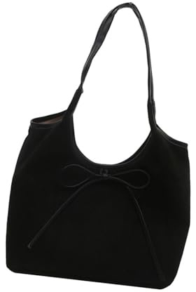 JUYAXIN Borsa a tracolla di grande capacità per donna borsa con manico superiore borsa autunnale archi sotto le ascelle cravatta ascella shopping donna trendy archi ascella cravatta borsa grande