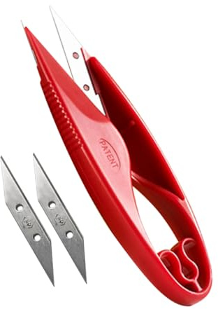 Cabilock Tijeras De Tela y Corte De Hilo De Acero Inoxidable, Pequeñas y Ligeras, Para Costura y Manualidades En Hogar y Oficina, Herramienta Portátil y Duradera Para Confección y Bordado